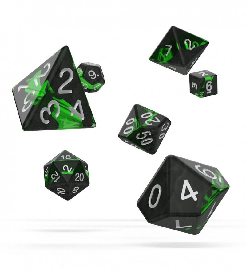 Oakie Doakie Dice RPG Set Enclave - Emerald (7) - MangaShop.ro