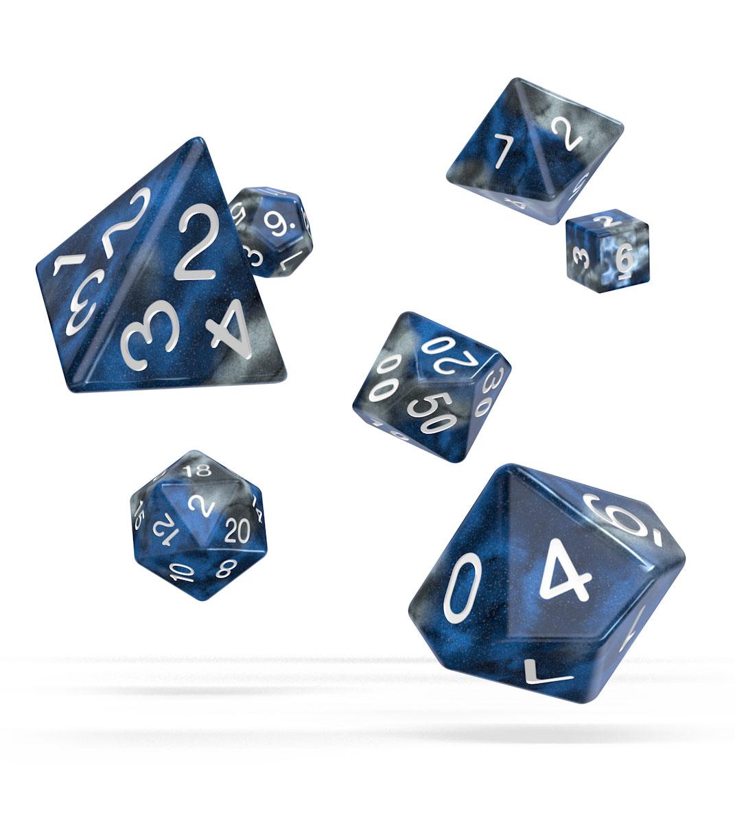 Oakie Doakie Dice RPG Set Gemidice - Liquid Steel (7) - MangaShop.ro
