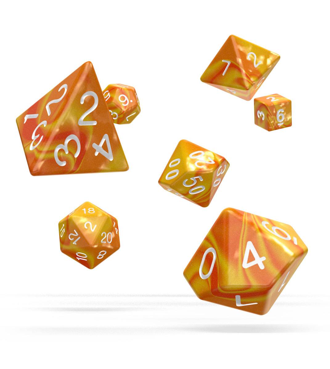 Oakie Doakie Dice RPG Set Gemidice - Sunstone (7) - MangaShop.ro
