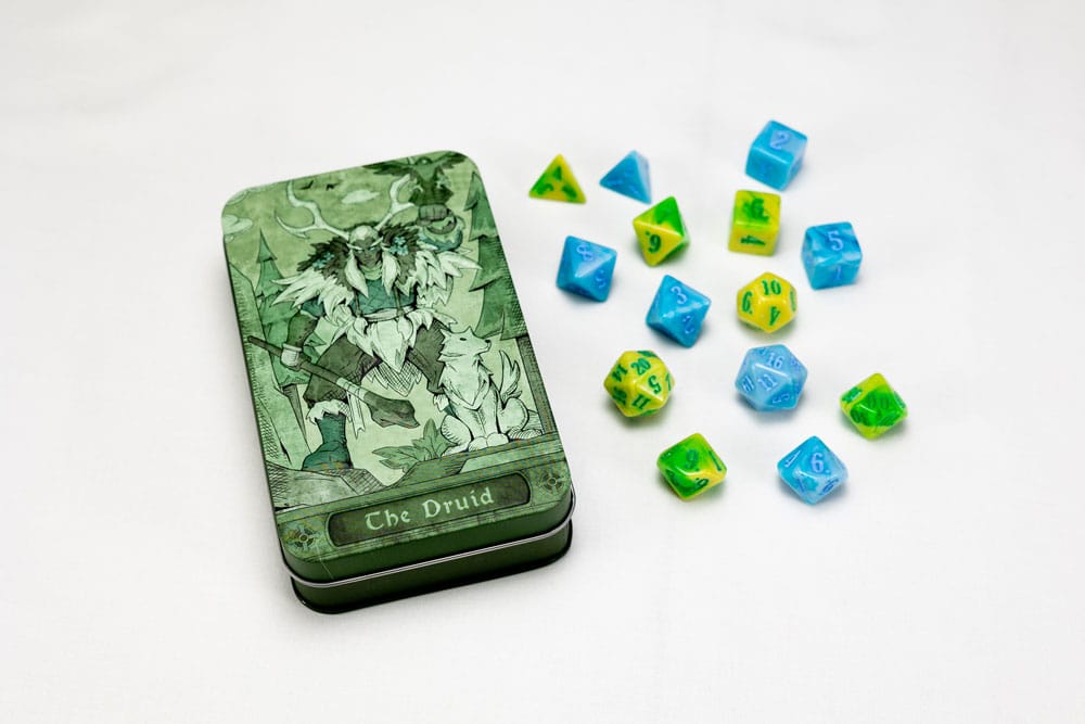 Character Class Classic RPG Dice Set Druid (14) - MangaShop.ro