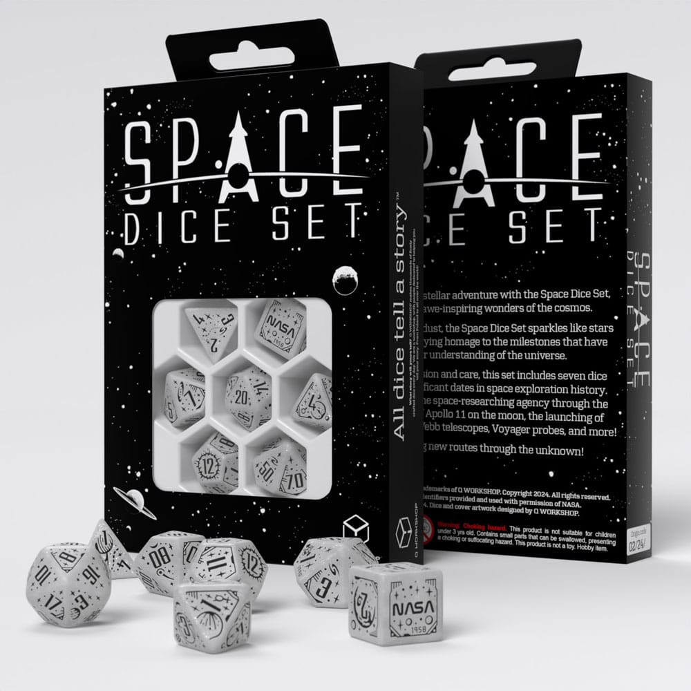 Space Dice Set Apollo (7) - MangaShop.ro