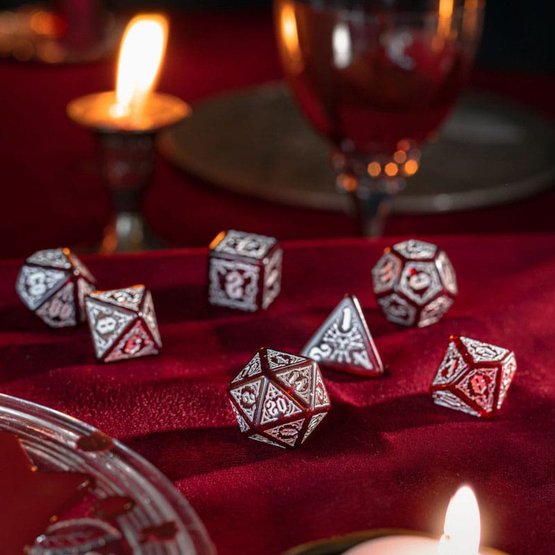 Bloodsucker Dice Set Scarlet (7) - MangaShop.ro