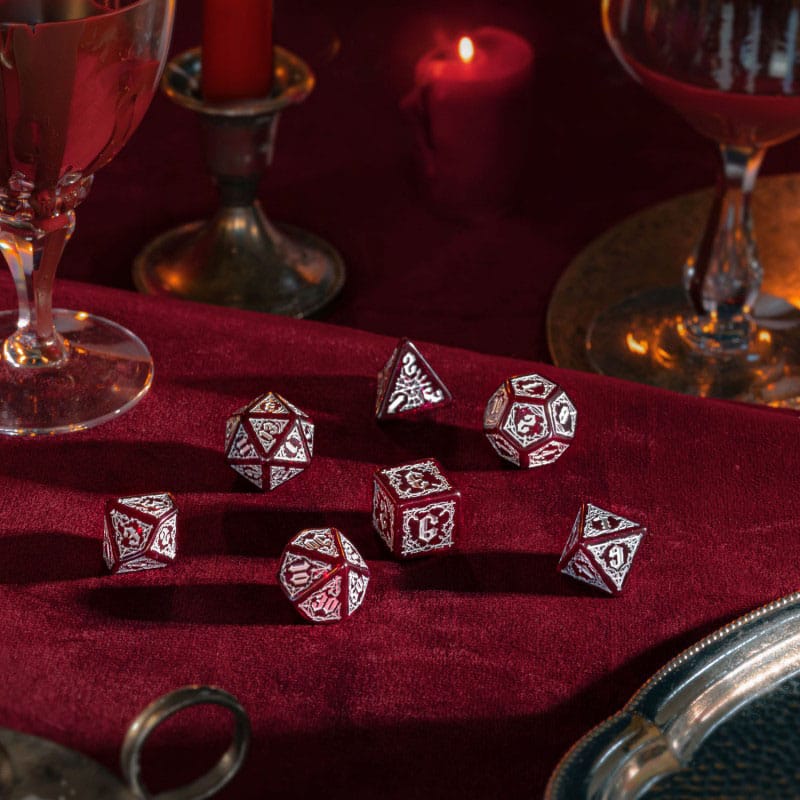 Bloodsucker Dice Set Scarlet (7) - MangaShop.ro