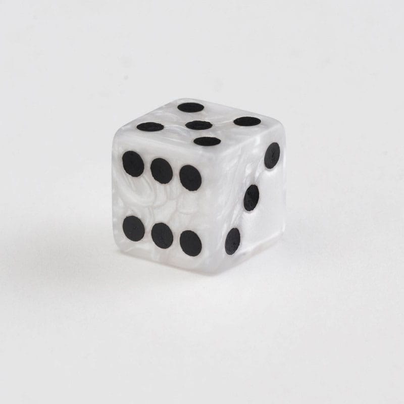 Q Workshop Dice Set Full Pack D6 Pearl (20) - MangaShop.ro