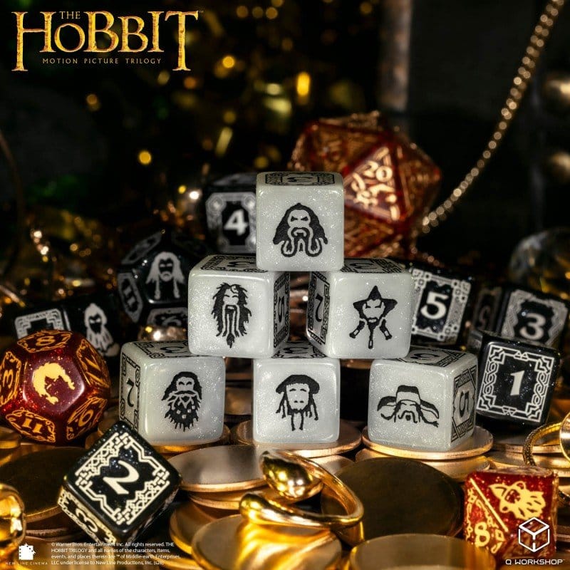 The Hobbit TCG Dice Set of 16 Ember Hearth - MangaShop.ro