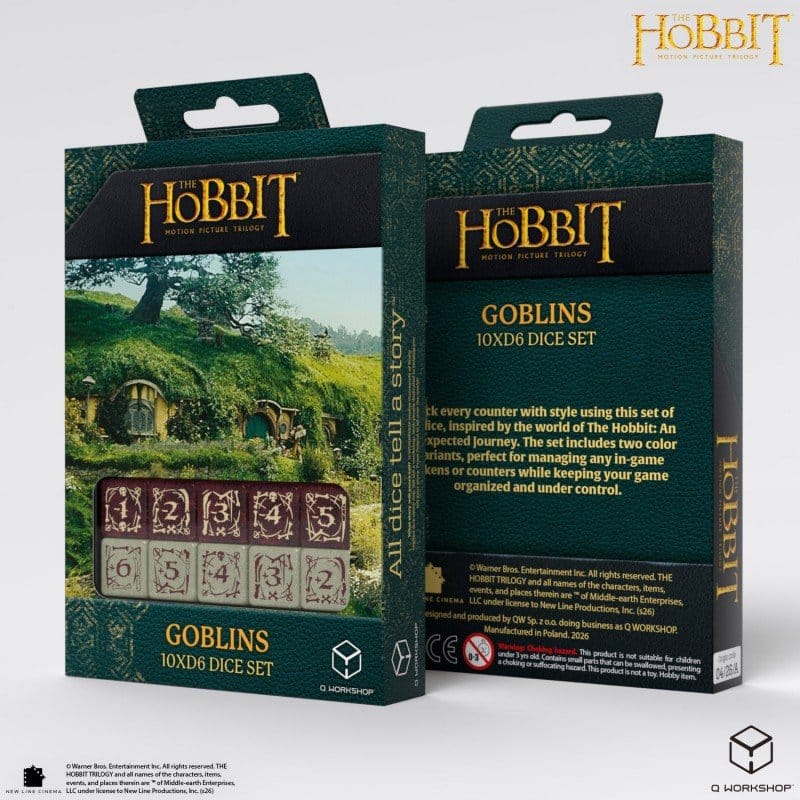 The Hobbit: 10 D6 Dice Set Goblins - MangaShop.ro