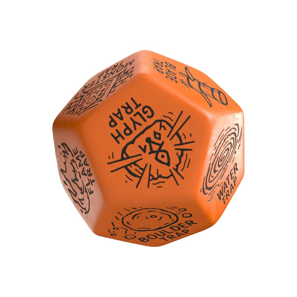 Viridian Jumbo Dice Trap Generator Die D12 Orange - MangaShop.ro
