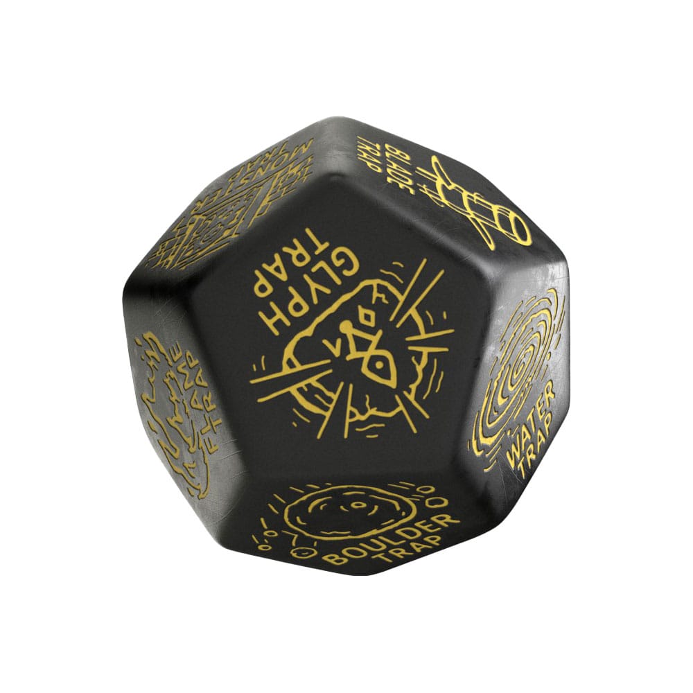 Viridian Jumbo Dice Trap Generator Die D12 Black - MangaShop.ro