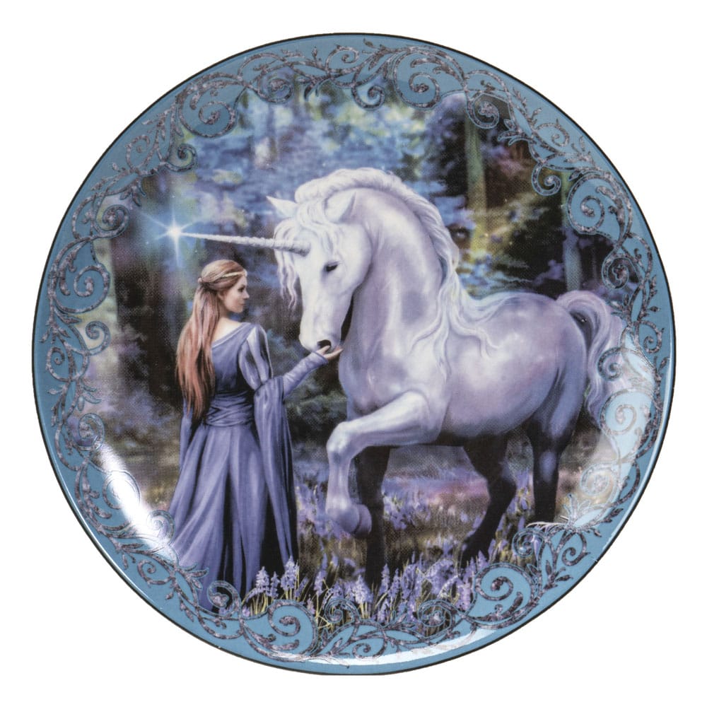 Anne Stokes Plates 4-Pack Unicorn and Maiden - MangaShop.ro