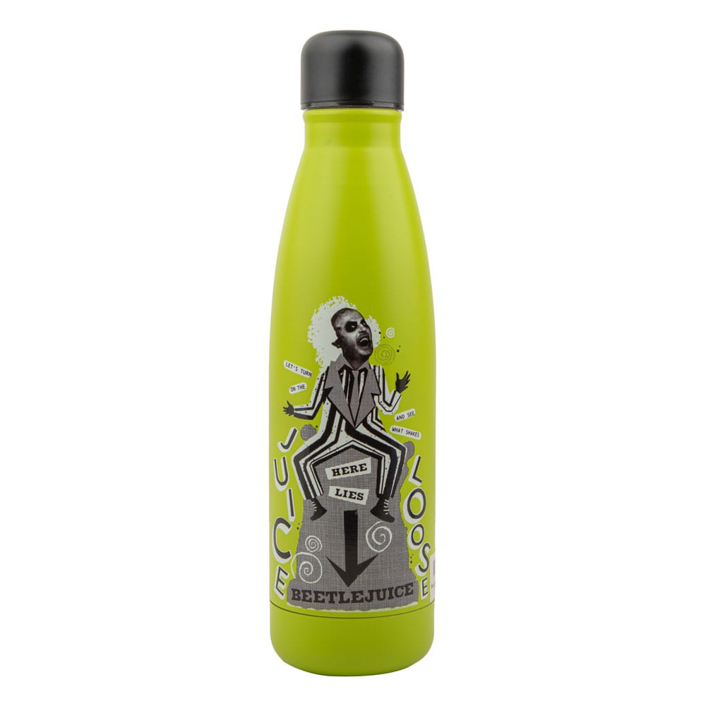 Beetlejuice Thermo Water Bottle Here Lies Beetlejuice - MangaShop.ro