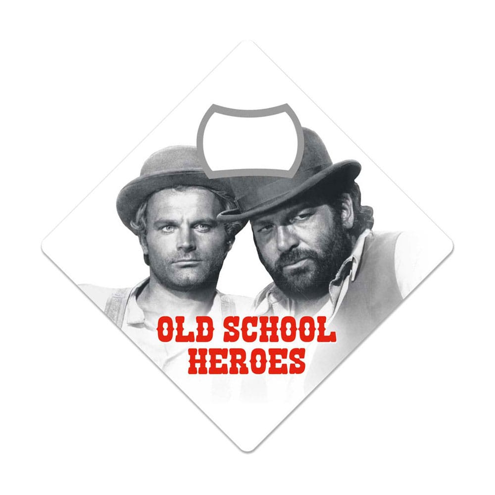 Bud Spencer & Terence Hill Bottle Opener Fridge Magnet Old School Heroes - MangaShop.ro