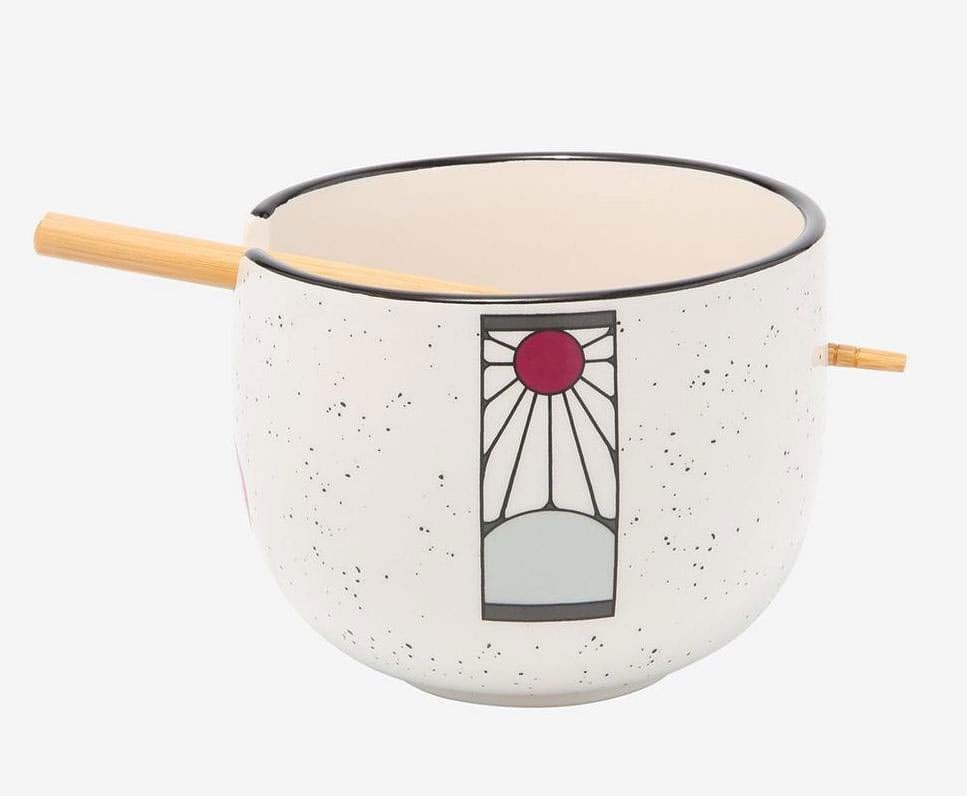 Demon Slayer Ramen Bowl with Chopsticks Logo 414 ml - MangaShop.ro