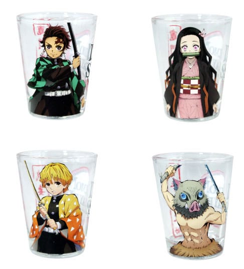 Demon Slayer Shot Glasses 4-Pack Group 59 ml - MangaShop.ro