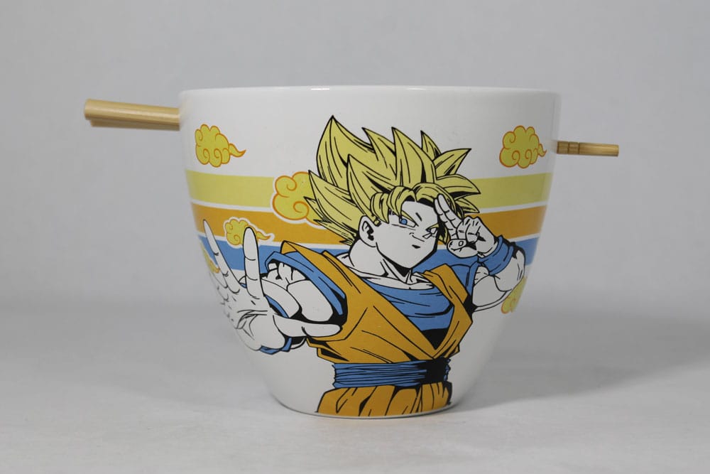 Dragon Ball Z Ramen Bowl with Chopsticks Goku 473 ml - MangaShop.ro
