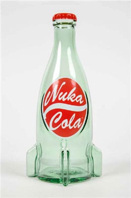Fallout Bottle Series Replica Glass Bottle Nuka Cola Clear - MangaShop.ro