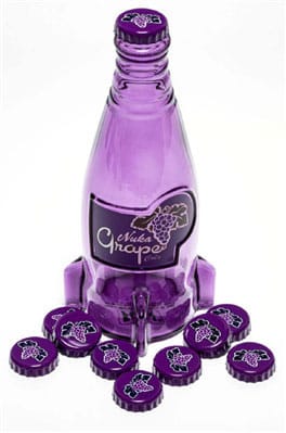 Fallout Bottle Series Replica Glass Bottle & Cap Nuka Cola Grape - MangaShop.ro