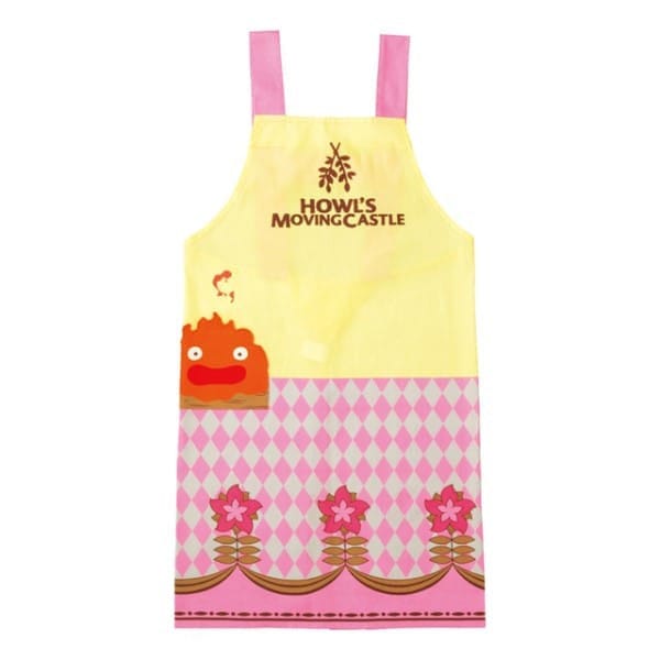 Howl's Moving Castle Apron Calcifer & Flower - MangaShop.ro