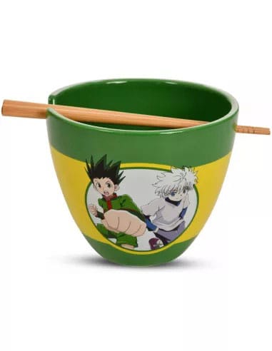 Hunter x Hunter Ramen Bowl with Chopsticks Logo 473 ml - MangaShop.ro