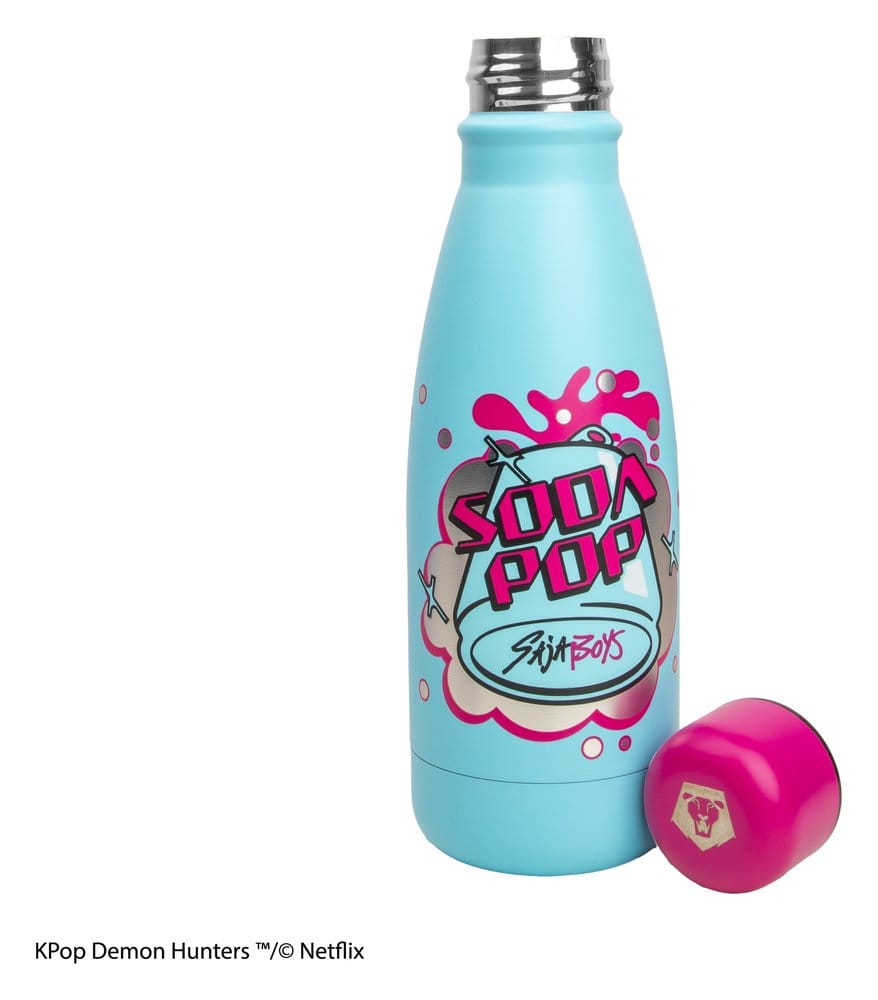 KPop Demon Hunters Mini Water Bottle Soda Pop - MangaShop.ro