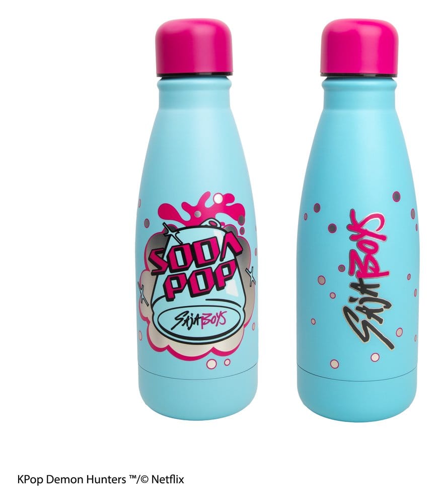 KPop Demon Hunters Mini Water Bottle Soda Pop - MangaShop.ro