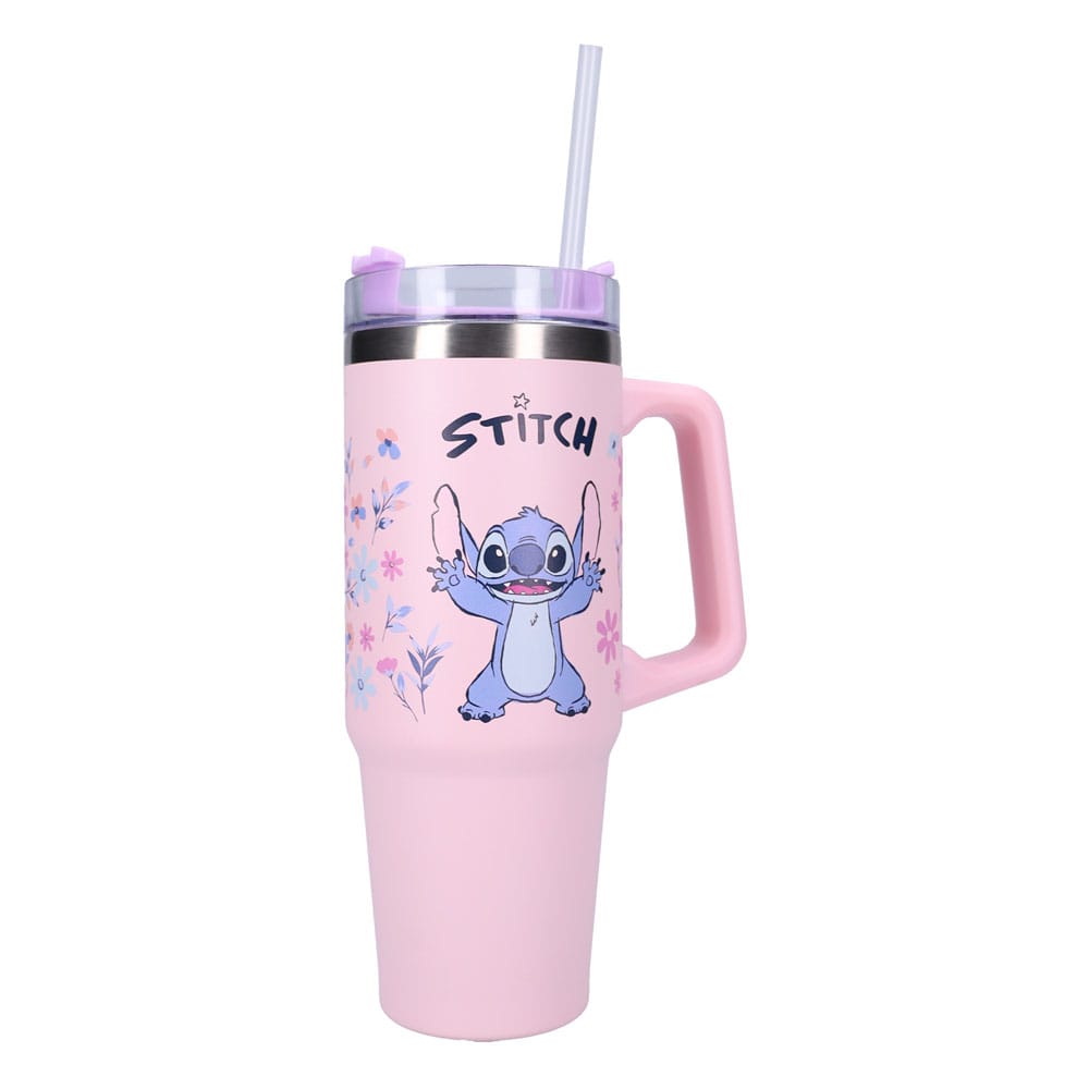 Lilo & Stitch Water Bottle Bottled Bliss Pink 900 ml - MangaShop.ro