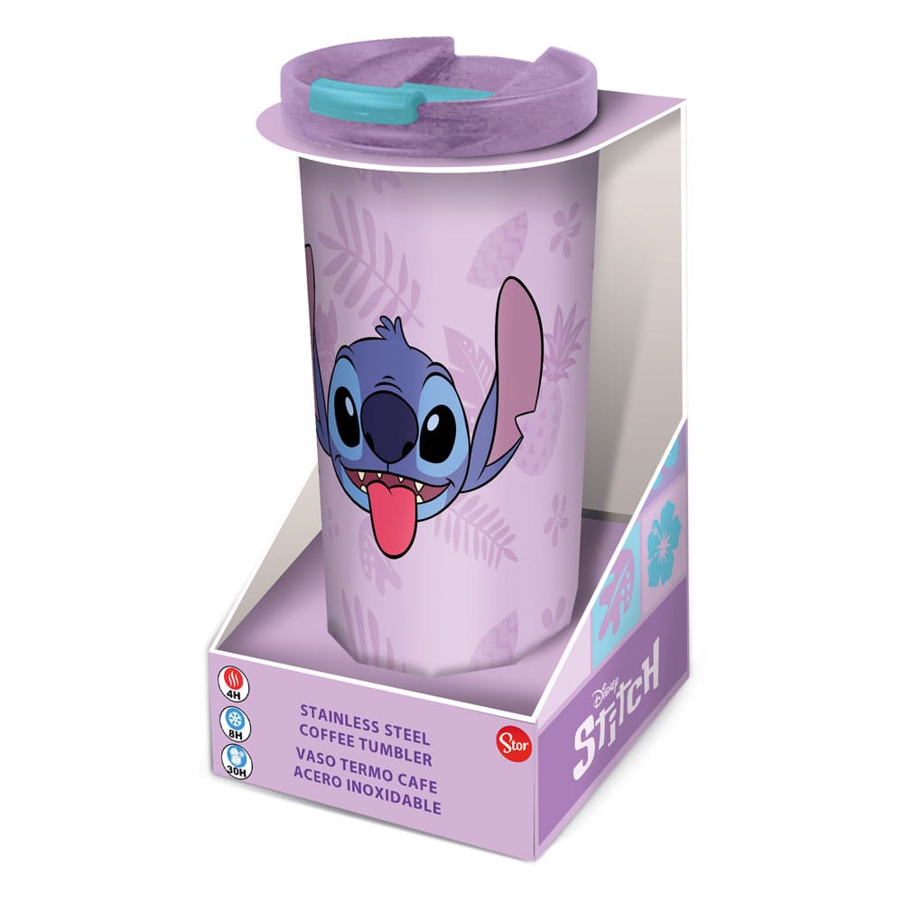 Lilo & Stitch Stainless Steel travel tumbler Stitch Palms - MangaShop.ro