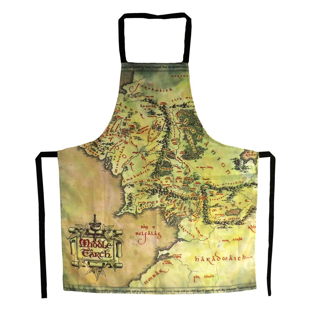 Lord of the Rings cooking apron The Middle Earth Map - MangaShop.ro