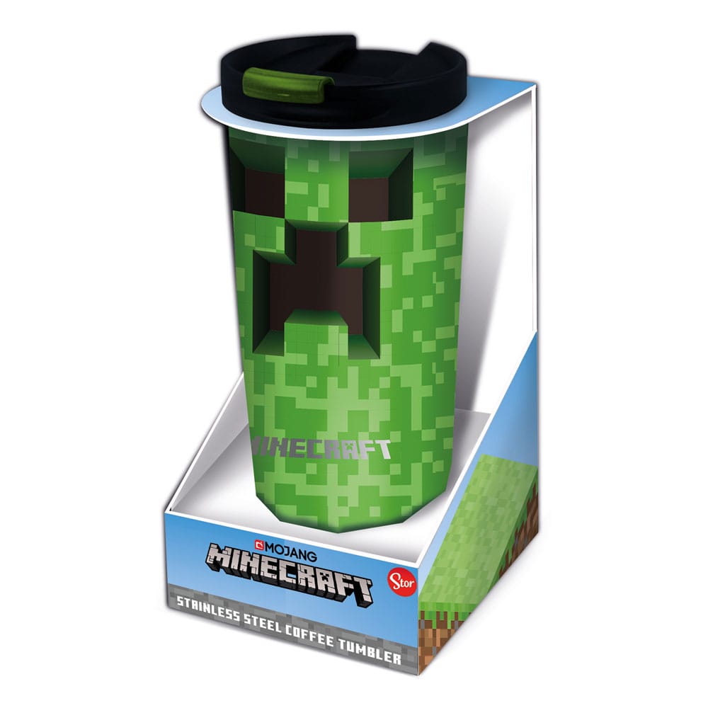 Minecraft Stainless Steel travel tumbler Creeper - MangaShop.ro