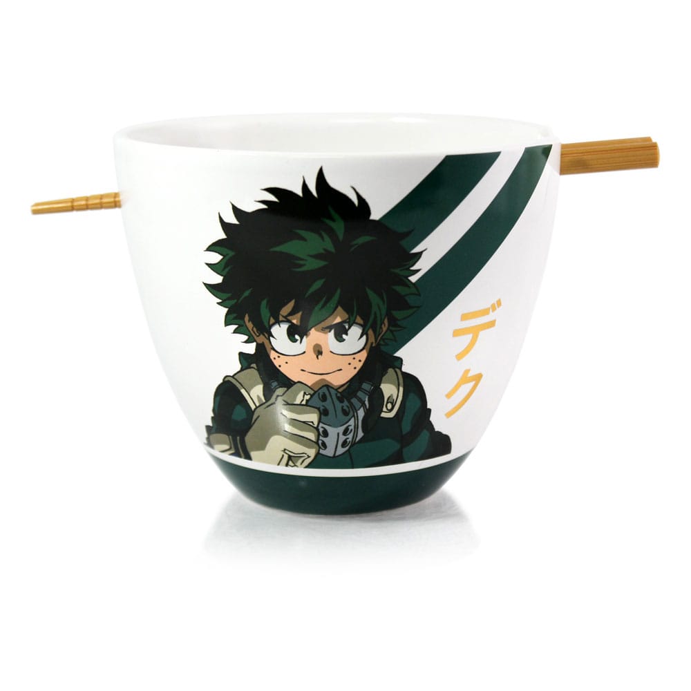 My Hero Academia Ramen Bowl with Chopsticks Izuku Midoriya 473 ml - MangaShop.ro