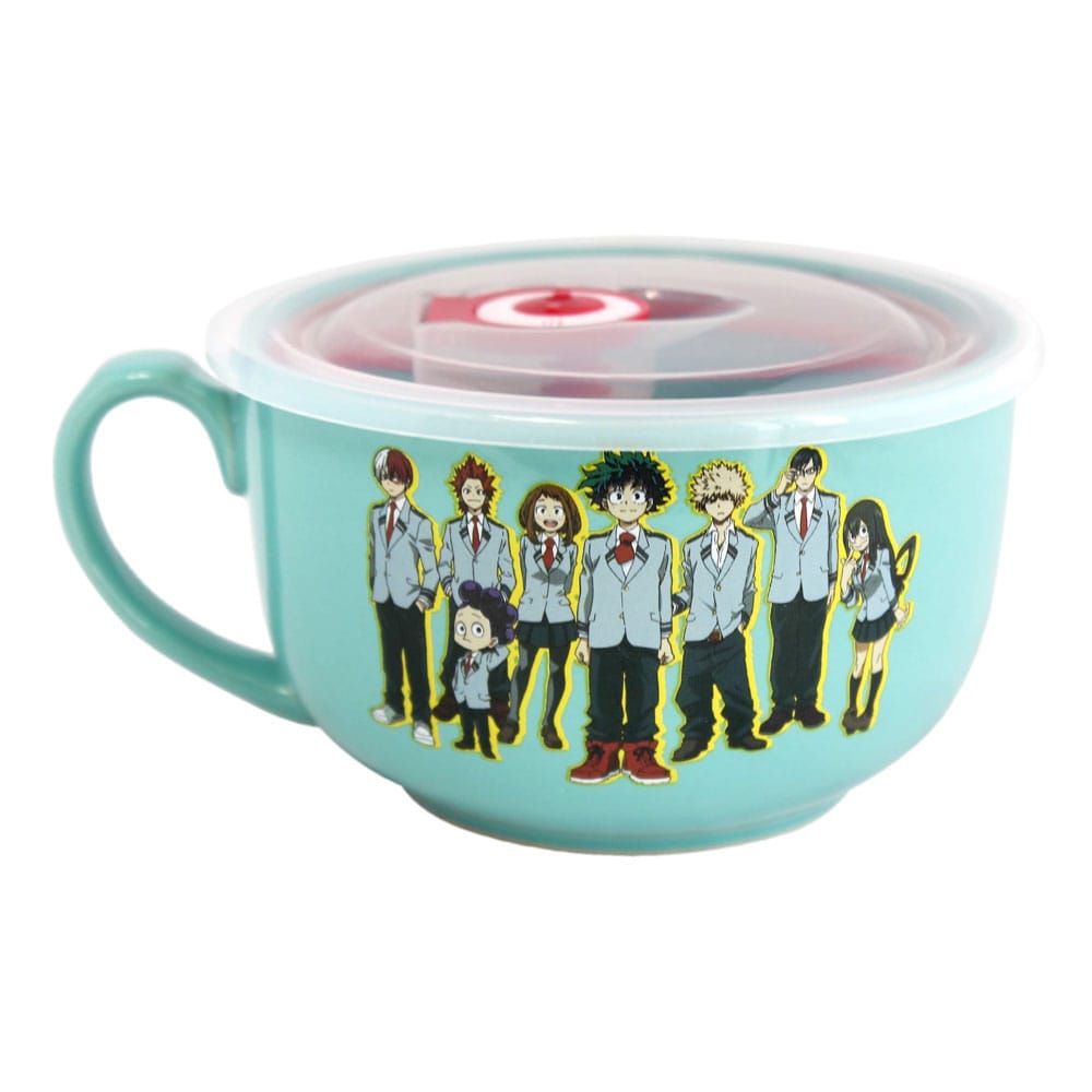 My Hero Academia Ramen bowl with lid and handle UA 532 ml - MangaShop.ro