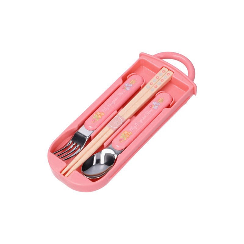 My Neighbor Totoro Chopsticks & Spoon & Fork Set Mei & Totoro - MangaShop.ro
