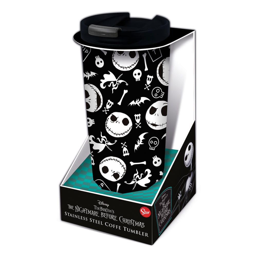 Nightmare before Christmas Stainless Steel travel tumbler Jack's Face - MangaShop.ro