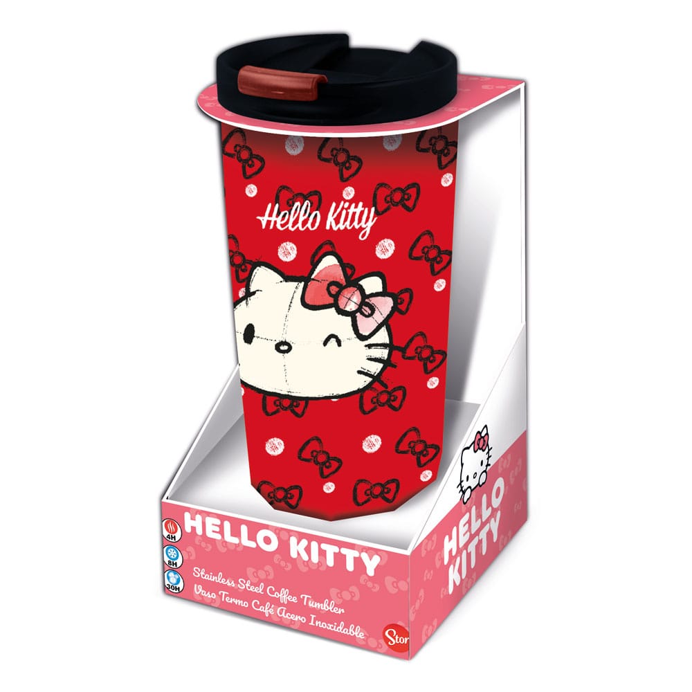 Sanrio Stainless Steel travel tumbler Hello Kitty - MangaShop.ro