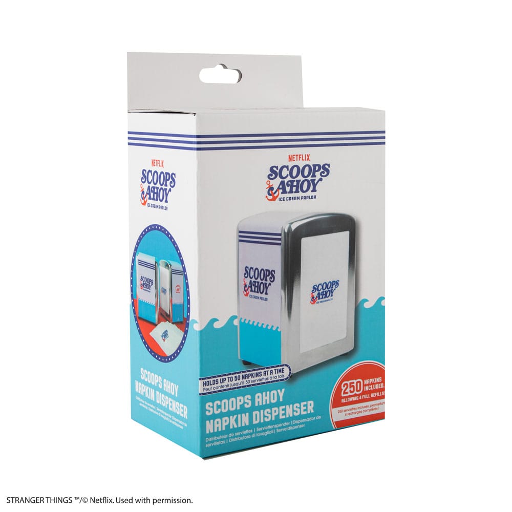 Stranger Things Napkin Dispenser set Scoops Ahoy - MangaShop.ro