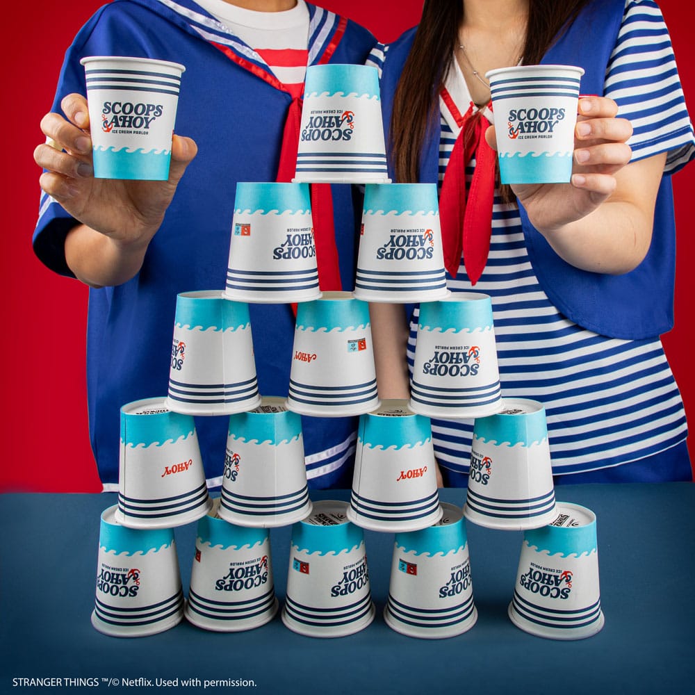 Stranger Things Set of 24 Paper Cups Scoops Ahoy - MangaShop.ro