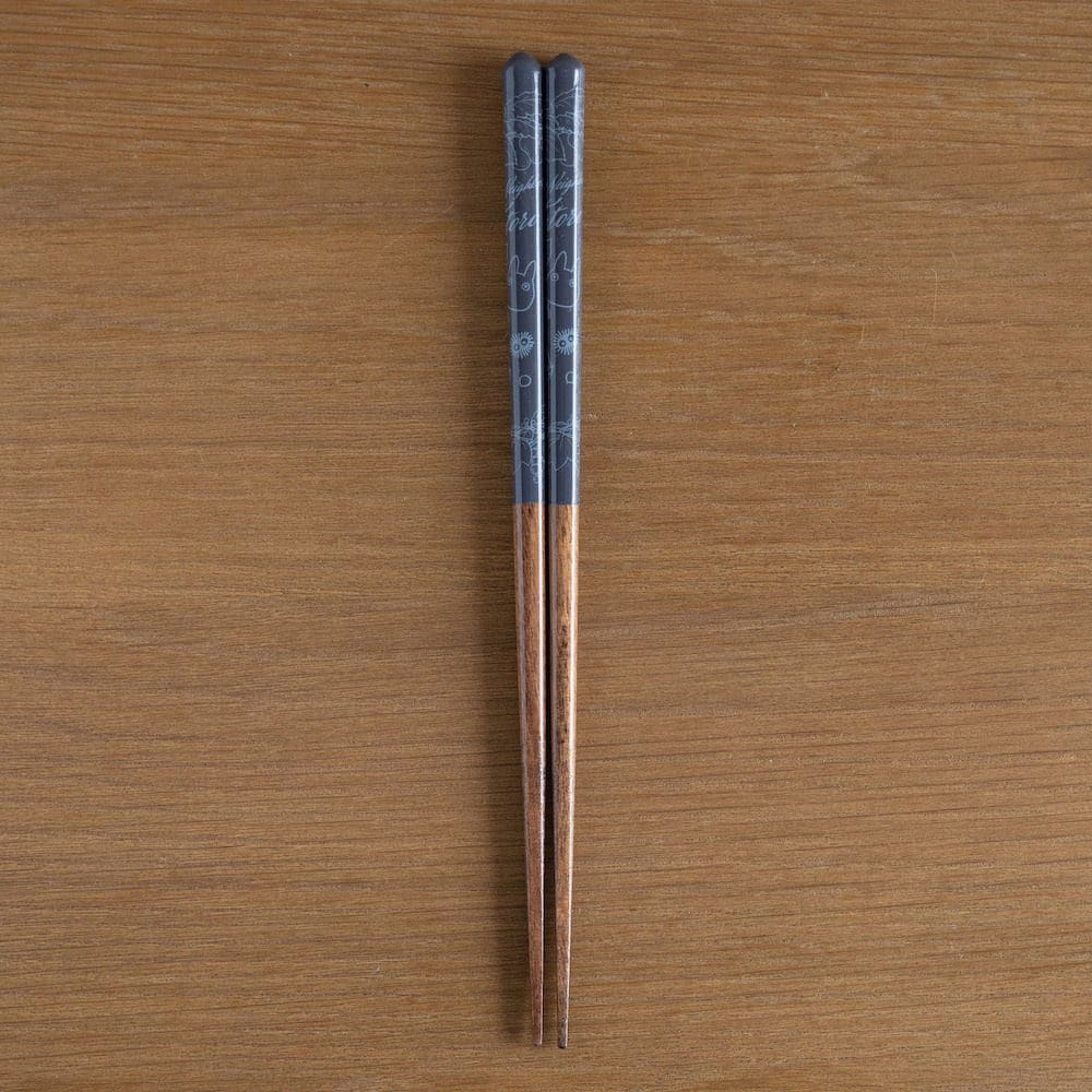 Studio Ghibli lacquered Chopsticks sketches My Neighbor Totoro dark blue 21 cm - MangaShop.ro
