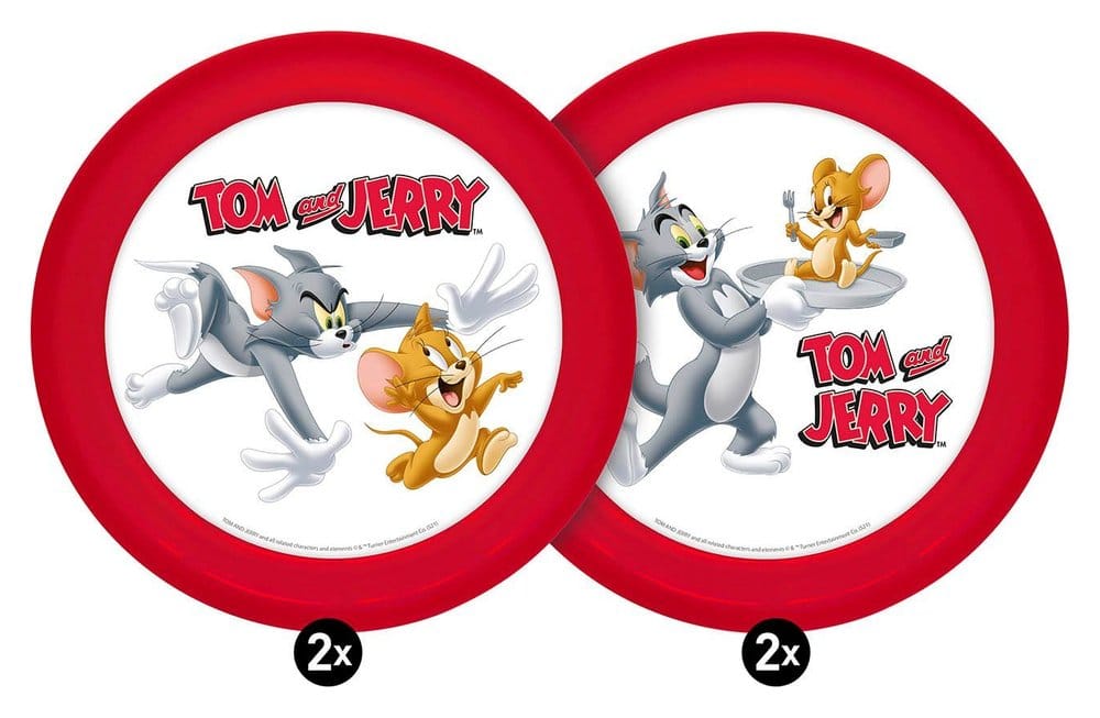 Tom & Jerry Plate 4-Pack 21 cm - MangaShop.ro