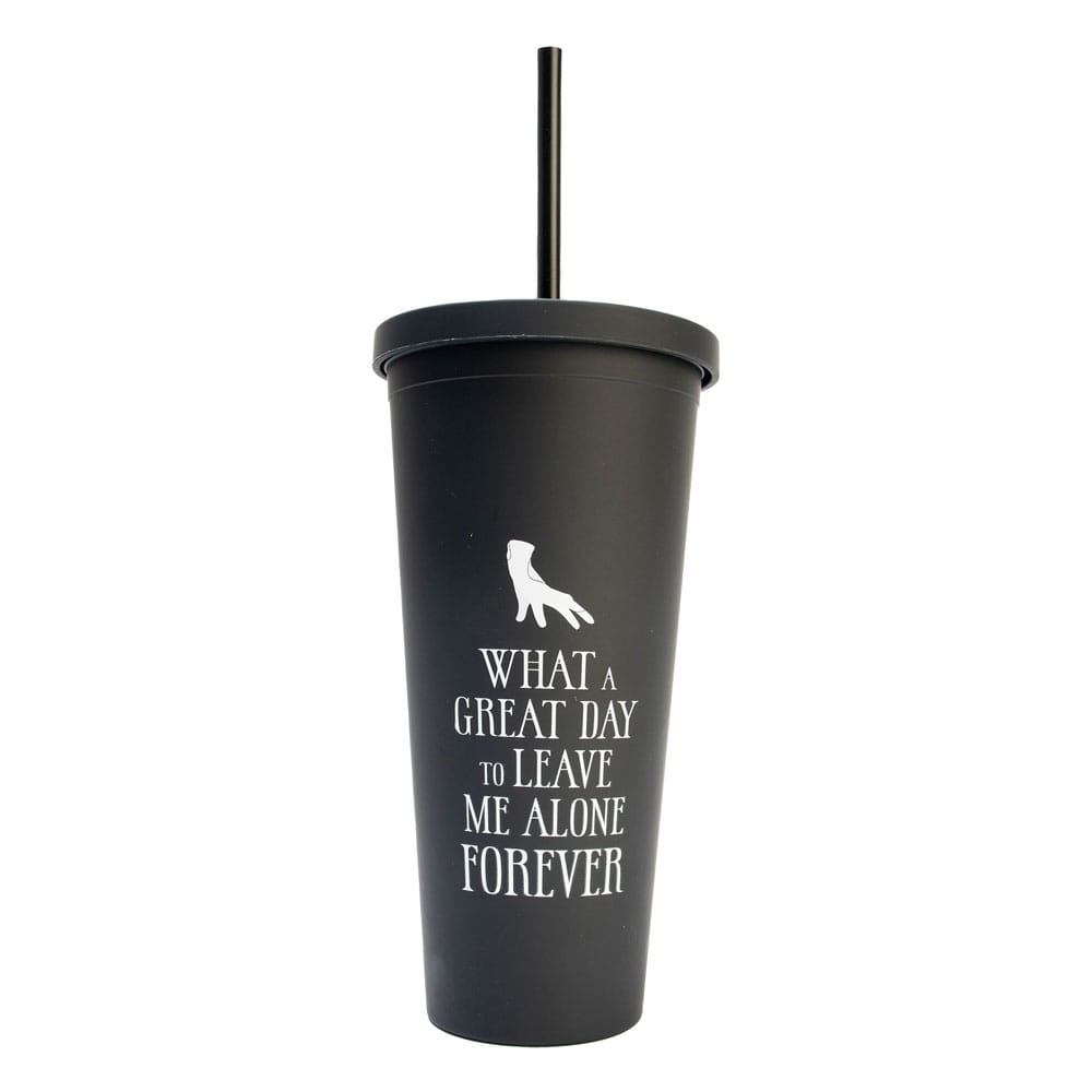 Wednesday Tumbler with Straws 485 ml - MangaShop.ro