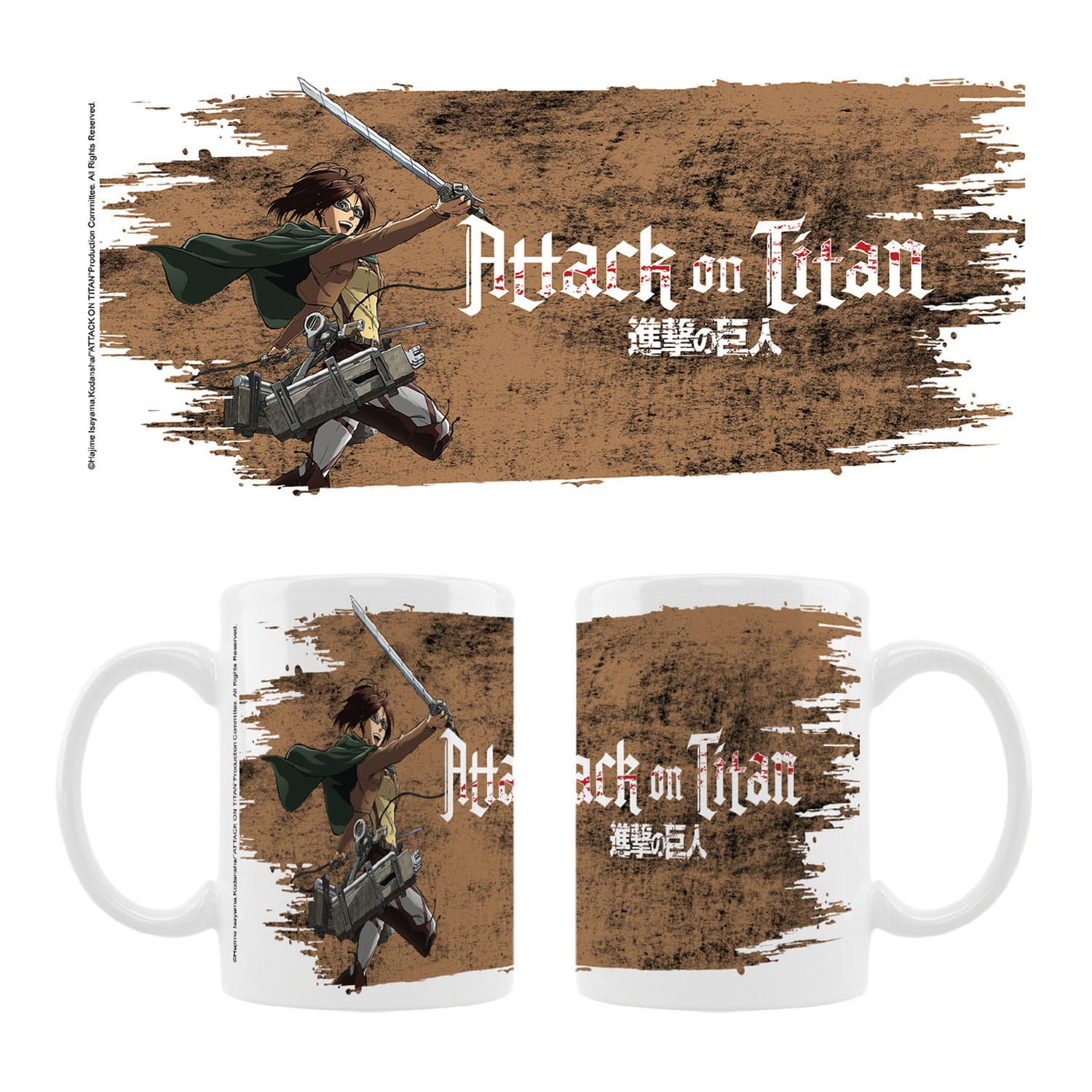 Attack on Titan Ceramic Mug Hange - MangaShop.ro