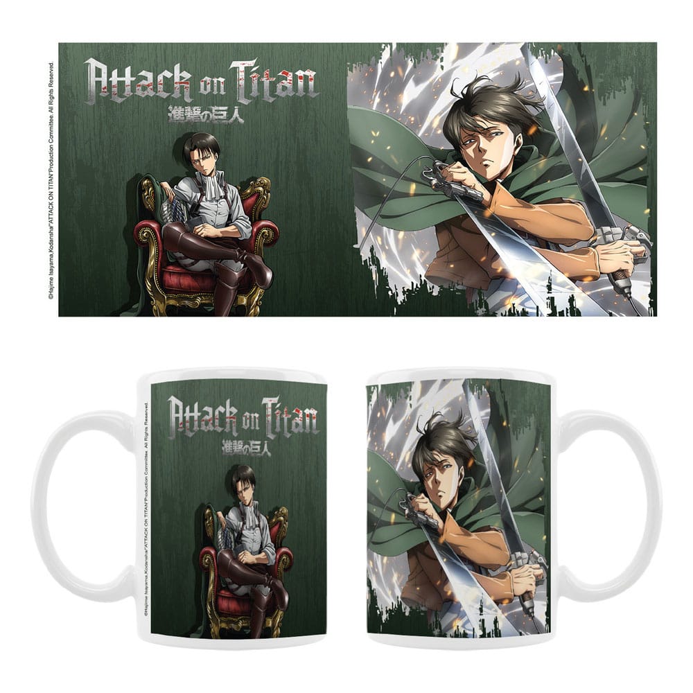 Attack on Titan Ceramic Mug Levi - MangaShop.ro
