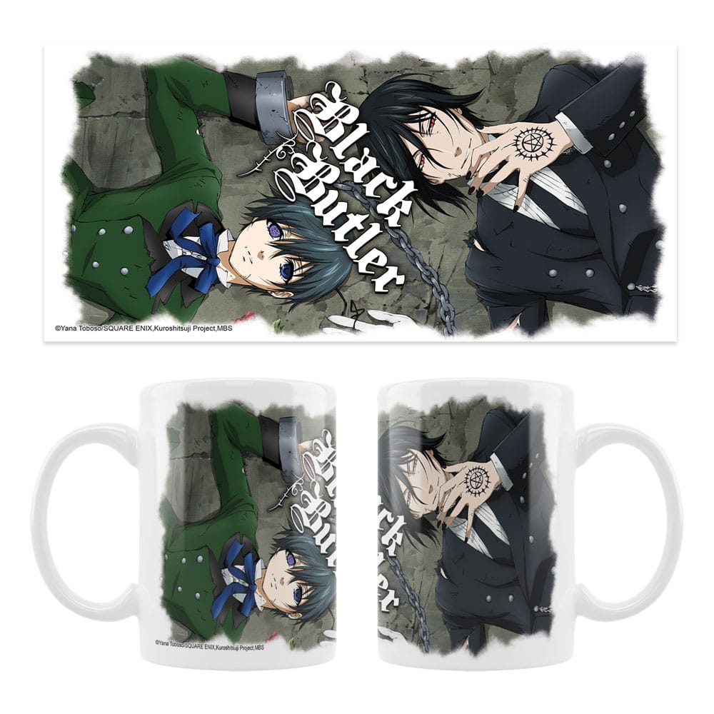 Black Butler Ceramic Mug Ciel, Sebastian - MangaShop.ro