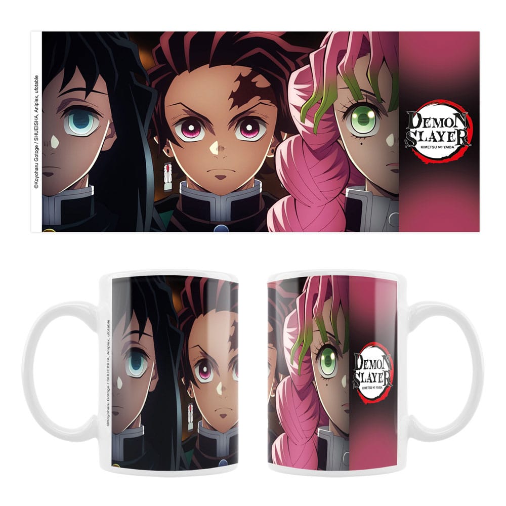 Demon Slayer: Kimetsu no Yaiba Ceramic Mug Tanjiro, Mitsuri, Muichiro - MangaShop.ro