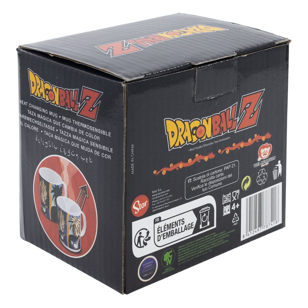 Dragon Ball Z Heat Change Mug Vegeta & Goku 325 ml - MangaShop.ro