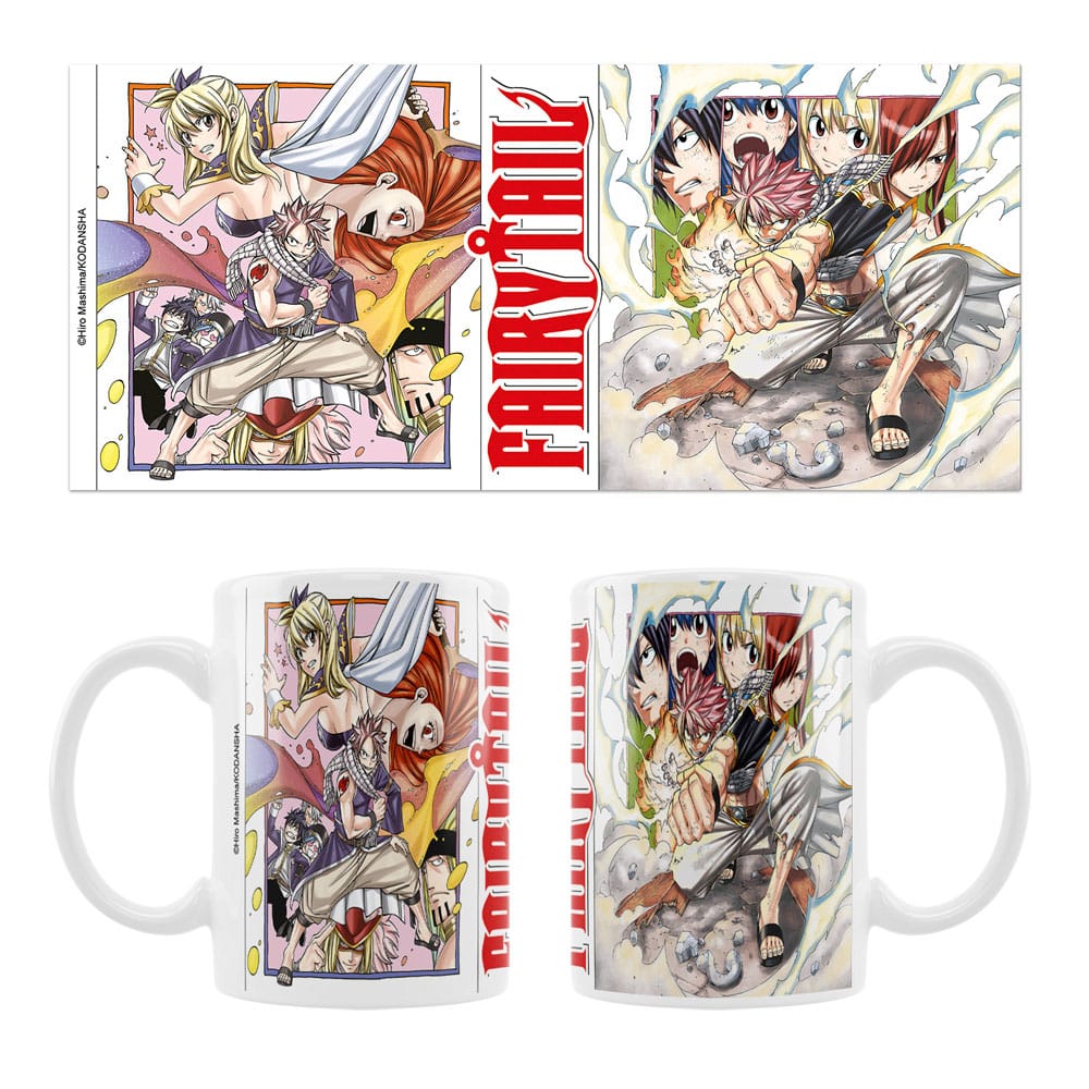 Fairy Tail Ceramic Mug Natsu Manga Style - MangaShop.ro