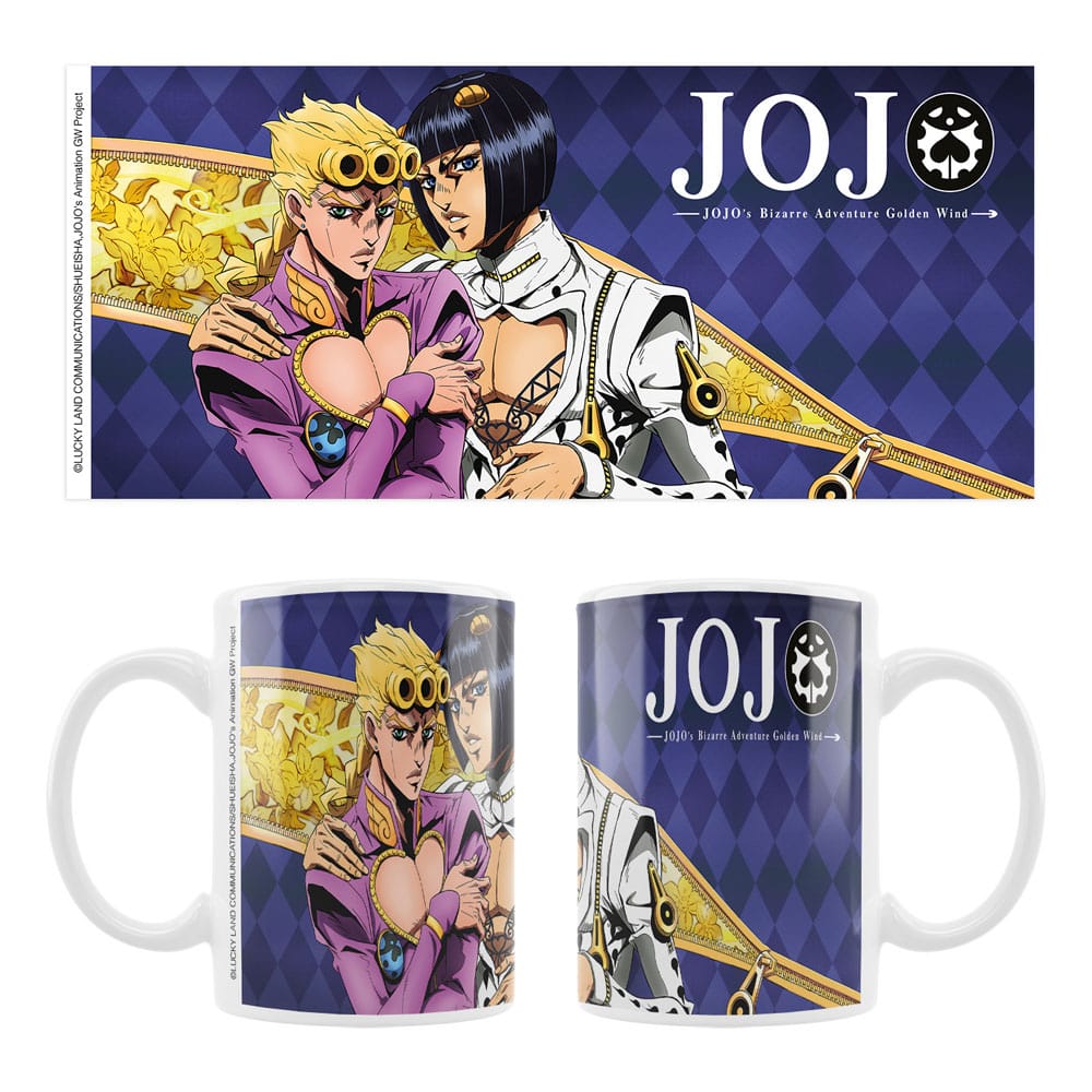 JoJo's Bizarre Adventure Part 5: Golden Wind Ceramic Mug Giorno & Bruno - MangaShop.ro