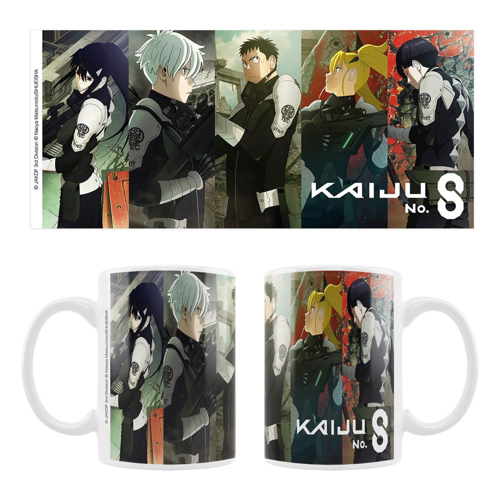 Kaiju No. 8 Ceramic Mug Mina, Reno, Kafka, Kikoru, Hoshina - MangaShop.ro