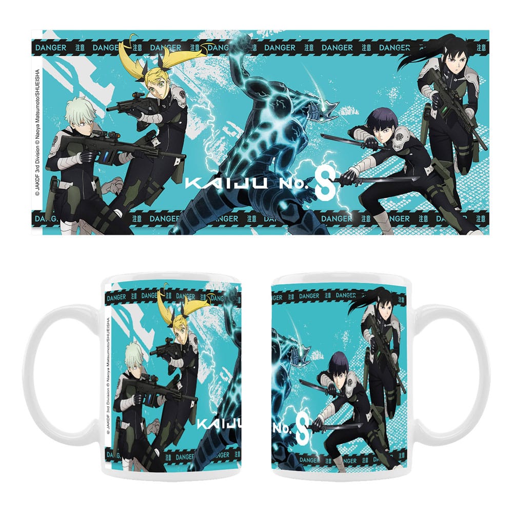 Kaiju No. 8 Ceramic Mug Kaiju No. 8, Reno Ichikawa, Soshiro Hoshina, Mina Ashira, Kikoru Shinomiya Season 2 - MangaShop.ro