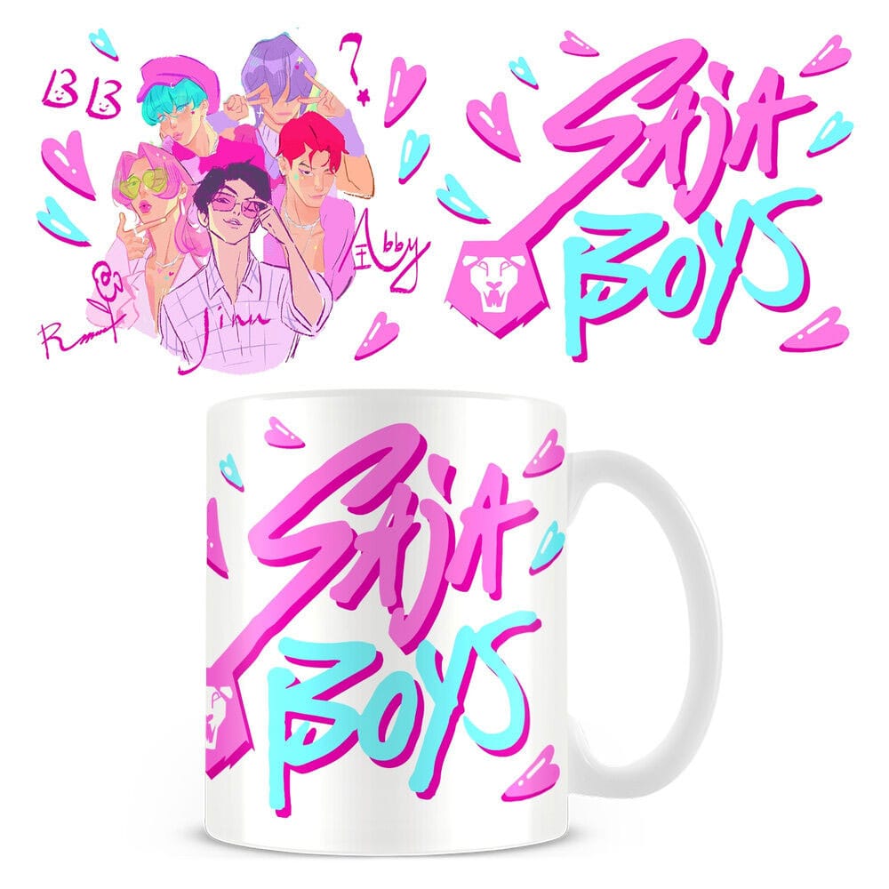 KPop Demon Hunters Mug Saja Boys Neon - MangaShop.ro