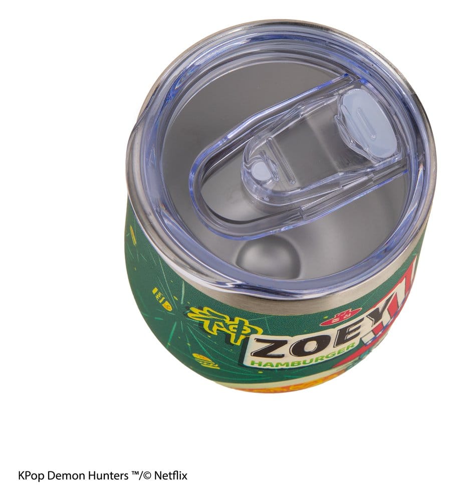 KPop Demon Hunters Travel Mug Zoey Hamburger - MangaShop.ro
