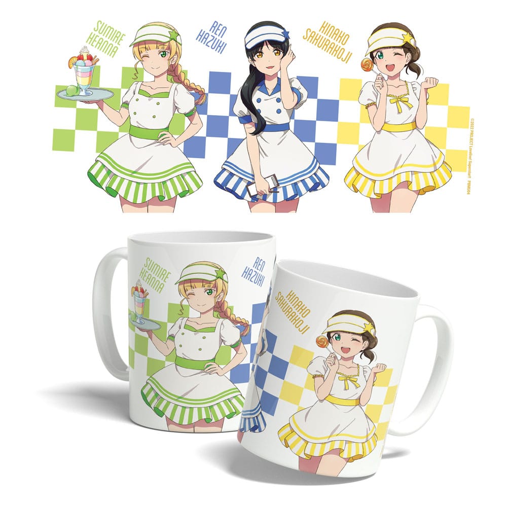 Love Live! Superstar!! Mug American Diner Sumire, Ren, Kinako 325 ml - MangaShop.ro